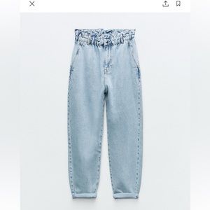 Zara paperbag jeans